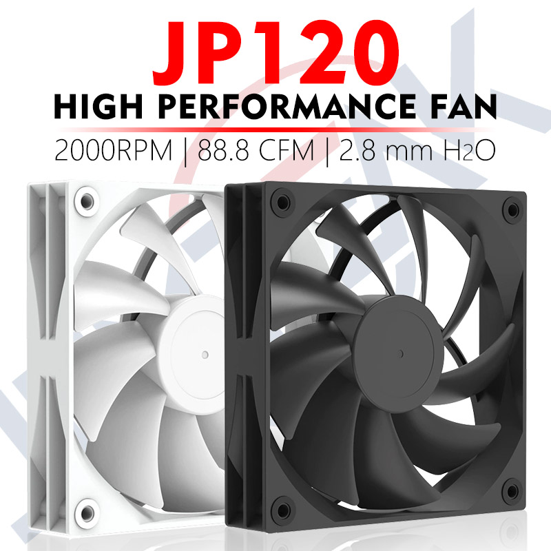 Pc Gaming Liquid - JUMPEAK JP120 120mm 팬 2000RPM 고속