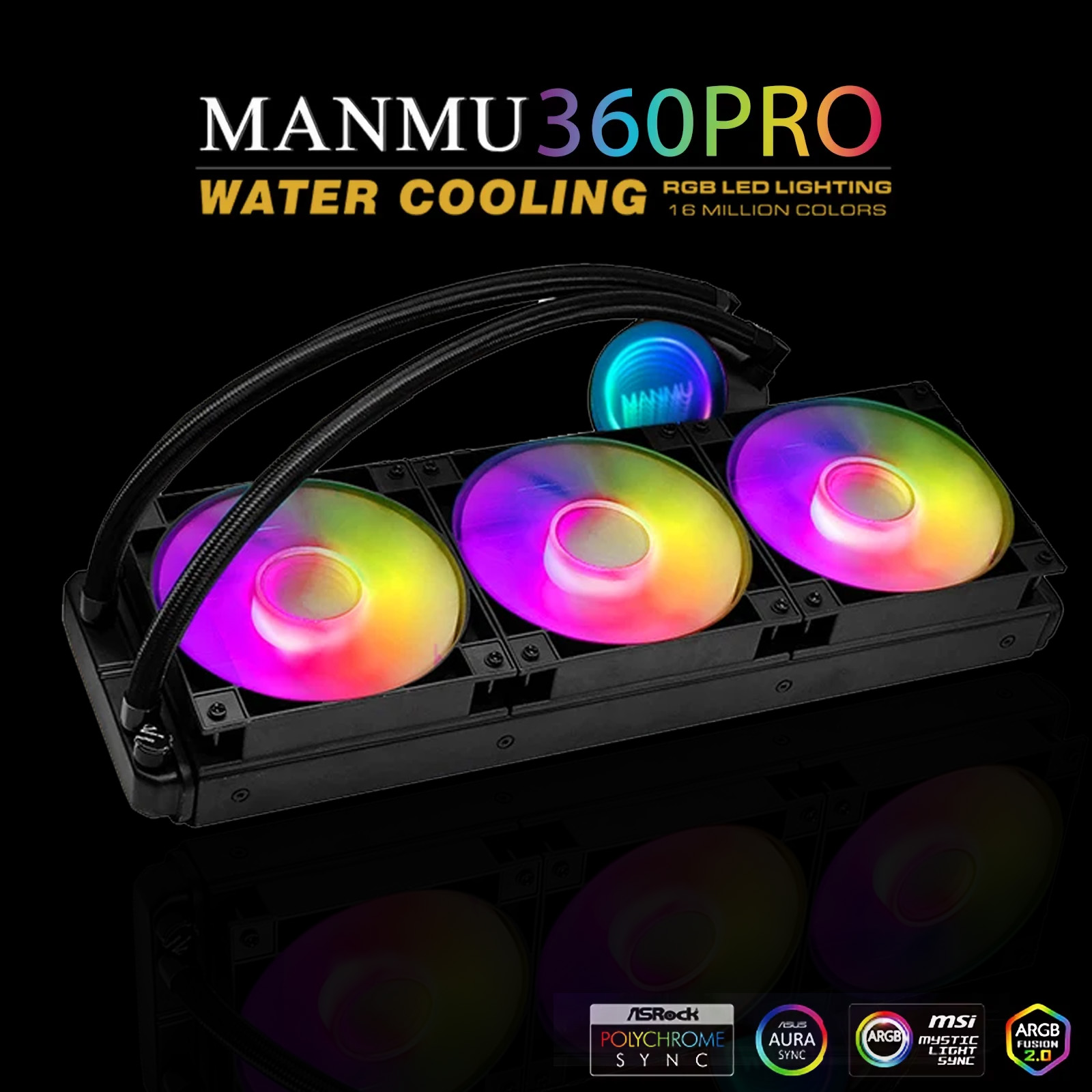 Pc Water Cooling - MANMU 360mm CPU 수냉쿨러 AM4 CPU