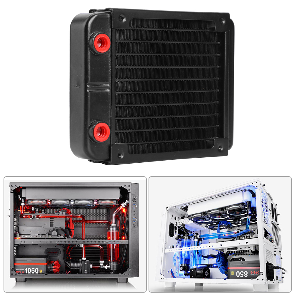 Pc Water Cooling - 120mm 수냉식 라디에이터 G1/4 나사산 알루미늄