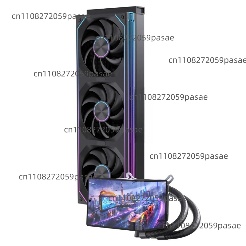 Pc Gaming Liquid - 360mm 수냉식 PC 케이스, 글래스리스 3D
