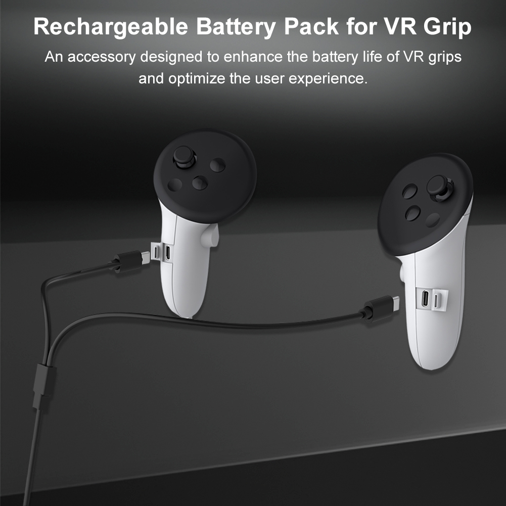 메타 퀘스트 3S/3 VR 헤드셋 컨트롤러용 충전식 배 - Vr Headset Pc 리뷰 및 가격