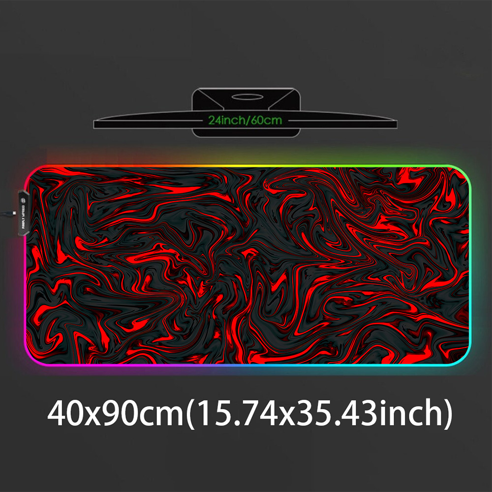 마우스패드 RGB 마우스 패드 레드 및 블랙 리퀴드 마 - Pc Gaming Liquid 리뷰 및 가격