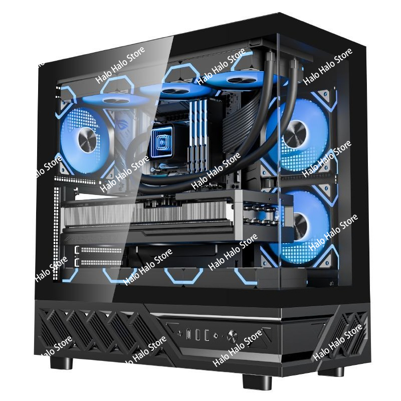 화이트 시뷰 ATX PC 케이스 강화유리 360mm 수 - Pc Gaming Liquid 리뷰 및 가격