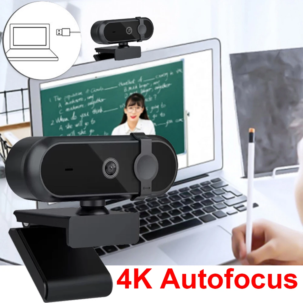 4K 2K 자동 초점 웹캠 30fps 풀 HD 마이크  - Pc Gaming Fullset 리뷰 및 가격