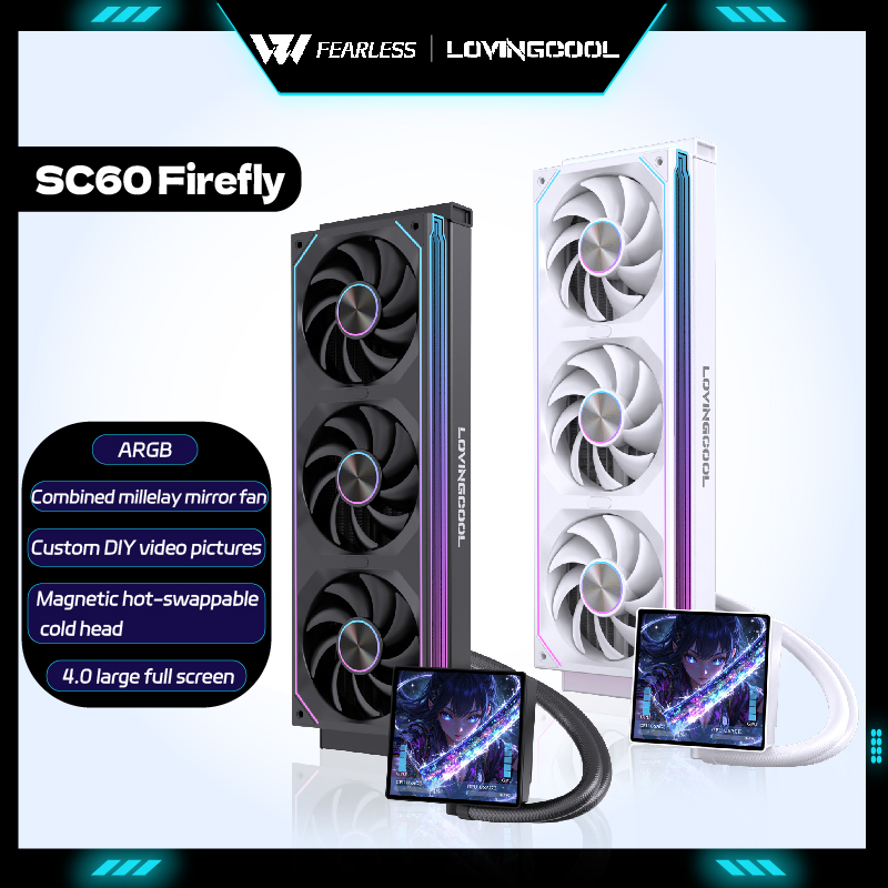 러빙쿠 SC60 파이어플라이 360 CPU 수냉쿨러 A - Pc Gaming Liquid 리뷰 및 가격