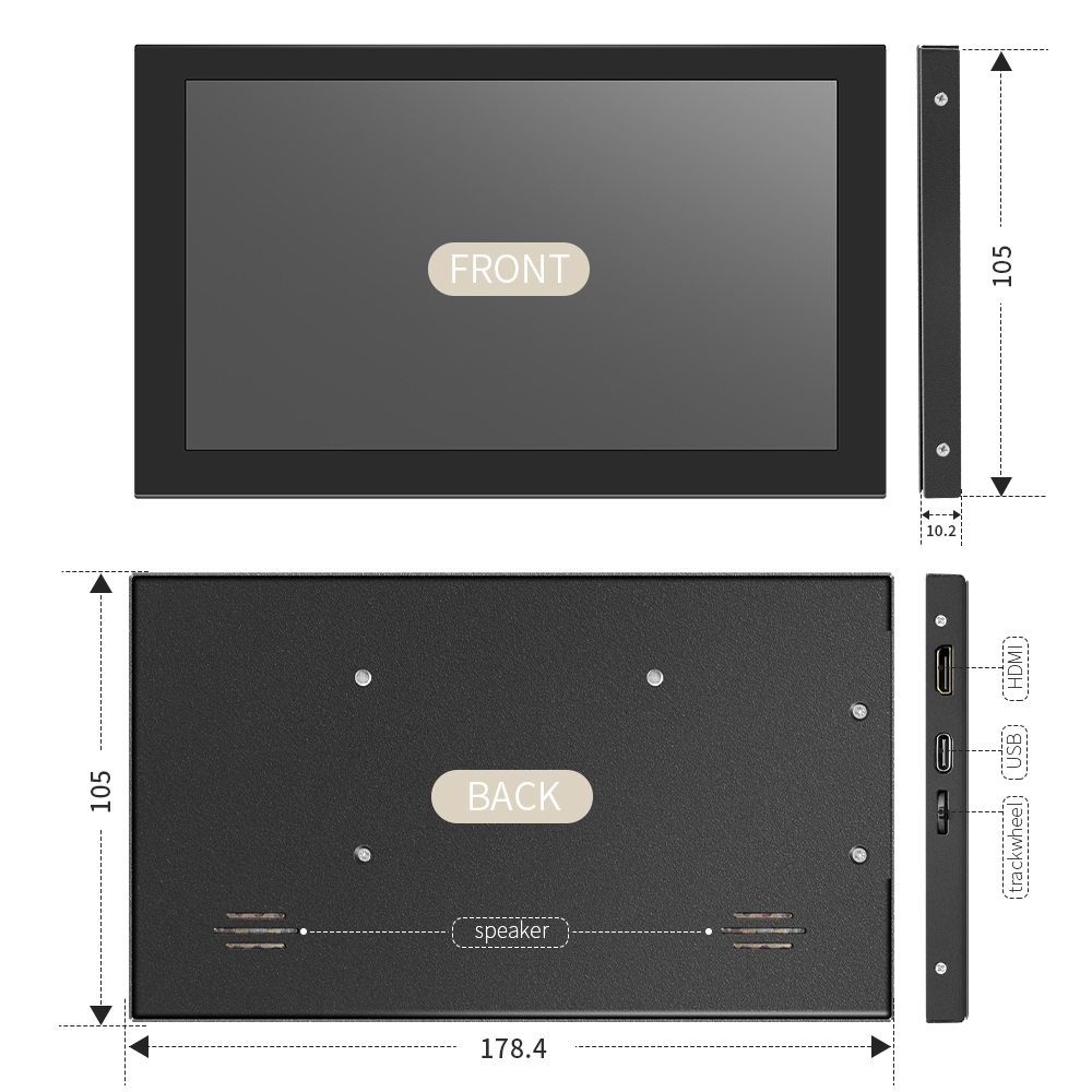 7인치 LCD 터치 스크린 패널 IPS 1024x600 - Pc Gaming Fullset 리뷰 및 가격