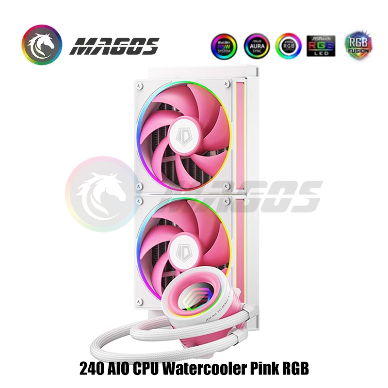 240 AIO CPU 워터쿨러 핑크 RGB 1700 I - Pc Water Cooling 리뷰 및 가격